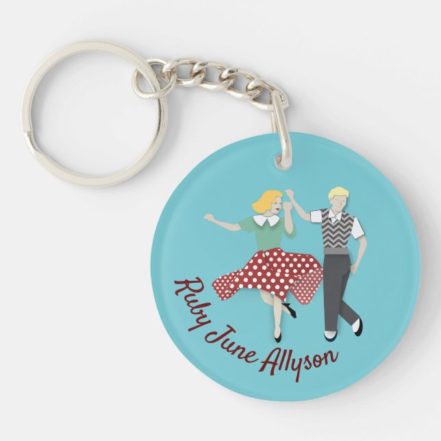 Swing Dance Keychain (Front)