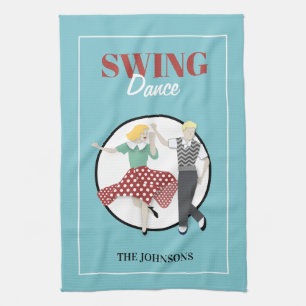 Swing Dance Kitchen Towel