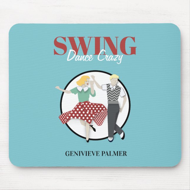Swing Dance Mouse Pad (Front)