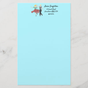 Swing Dance Stationery