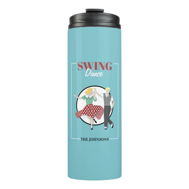 Swing Dance Thermal Tumbler (Front)