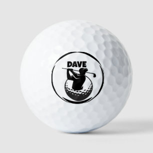 Swing de golf masculin & Balle de golf