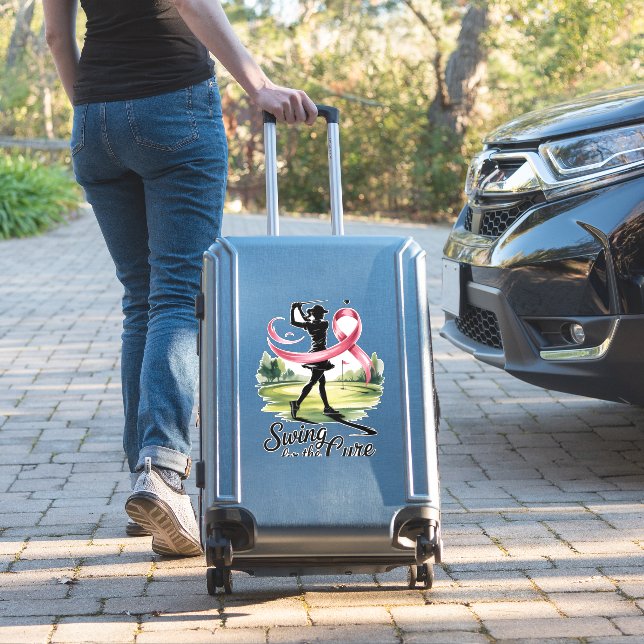 Swing for the Cure Golf Breast Cancer (Suitcase Insitu)
