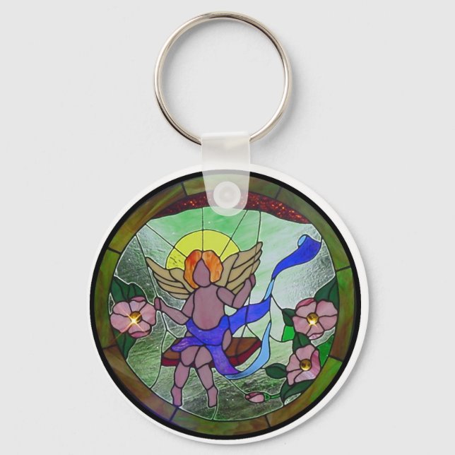 Swing in Peace Keychain (Front)