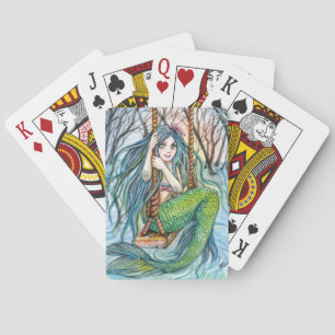 Swing - Mermaid Art Playing Cards