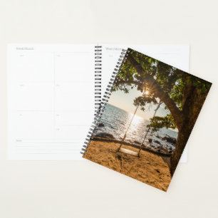 Swing on the Beach at Sunset Planner