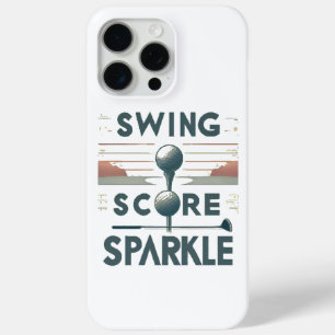 Swing, Score, Sparkle  iPhone 15 Pro Max Case