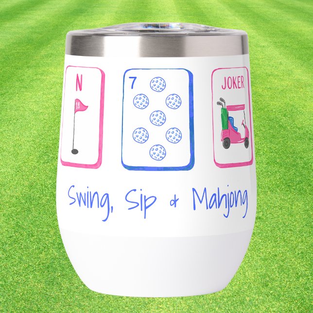 Swing, Sip, Mahjong / Golf-Themed Mahjong Party (Creator Uploaded)