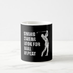 Swing Swear Look For Ball Repeat - Coffee Mug