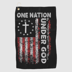 Swing with Honour: American Flag  Golf Towel