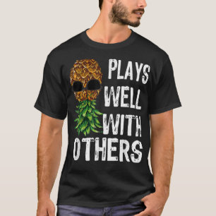 Swinger Couples Plays Well With Others Upside Down T-Shirt