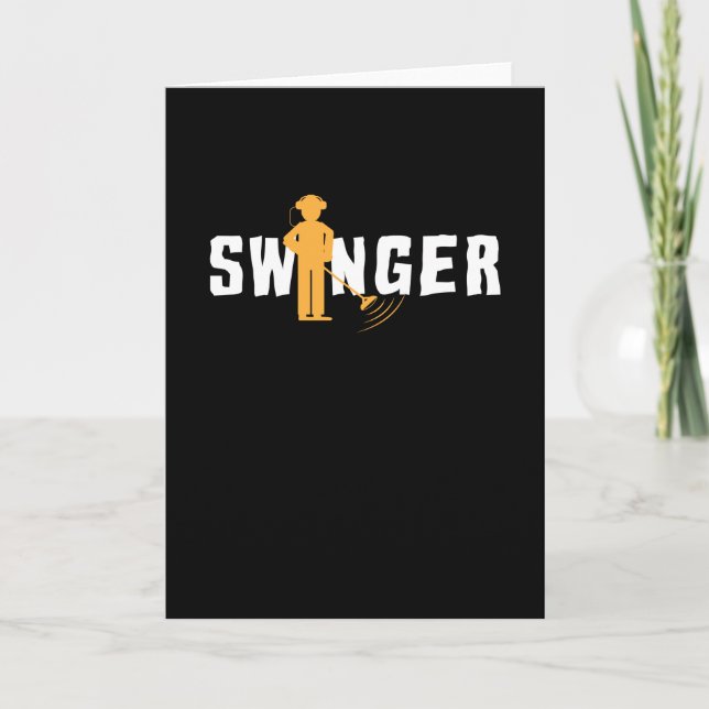 Swinger Metal Detector Card (Front)