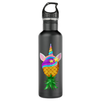 Swinger Upside Down Pineapple Magical Unicorn Head 710 Ml Water Bottle