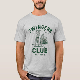 Swingers Club Funny Sarcastic Golfing Golfer T-Shirt