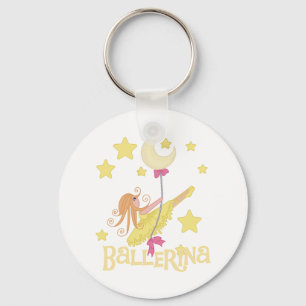 Swinging Ballerina Tshirts and Gifts Keychain