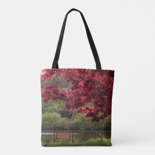 Swinging Bench Tote Bag
