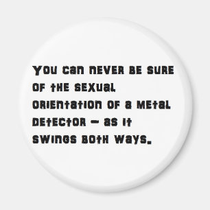 Swinging detector magnet