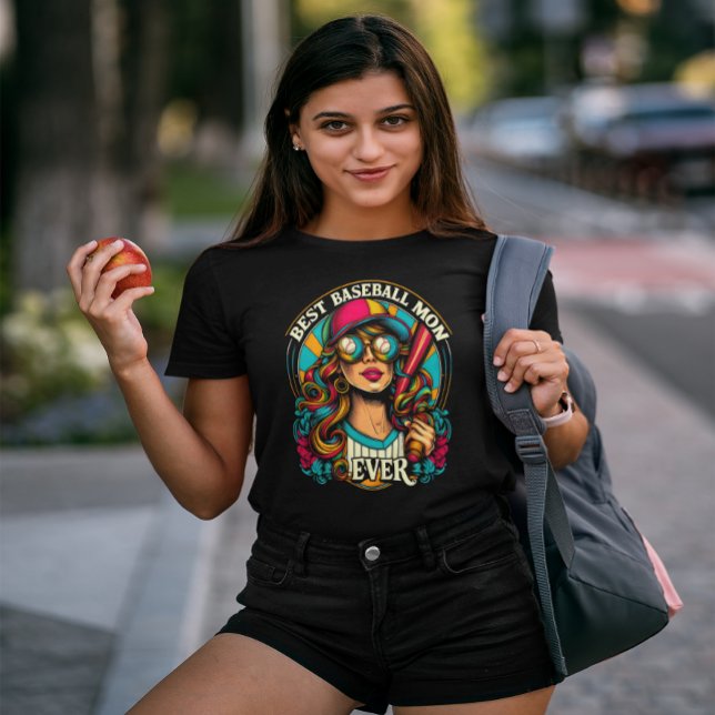 Swinging for the Stars Best Baseball Mom T-Shirt (Creator Uploaded)