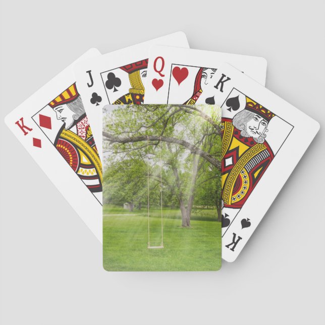Swinging In The Sunlight Playing Cards (Back)