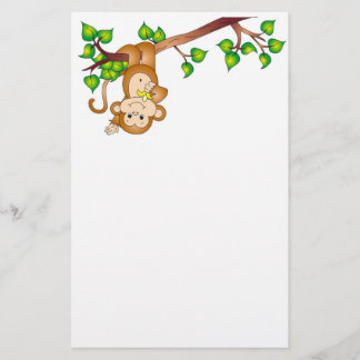 Swinging Monkey Stationary Stationery