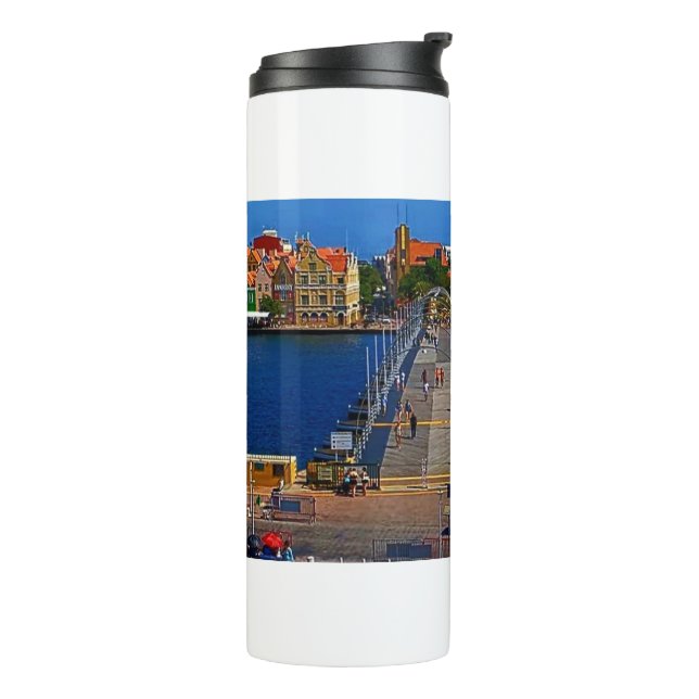 Swinging Old lady Curacao Bridge Thermal Tumbler (Rotated Left)