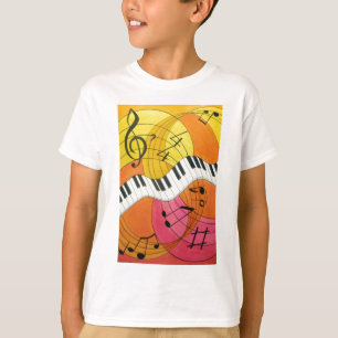 Swinging Piano Kids Sweatshirt T-Shirt