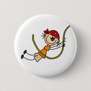 Swinging Pirate Button