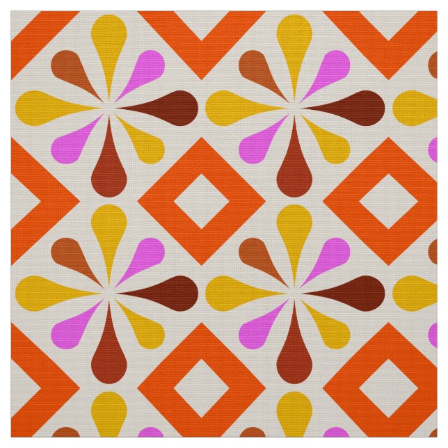 Swinging Sixties WOW! Retro fabric (Swatch)