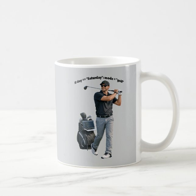 Swinging Software Engineer Who Plays Golf URM Coffee Mug (Right)