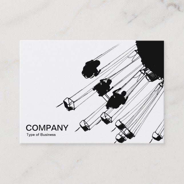 Swings and Roundabouts v3 - White Business Card (Front)