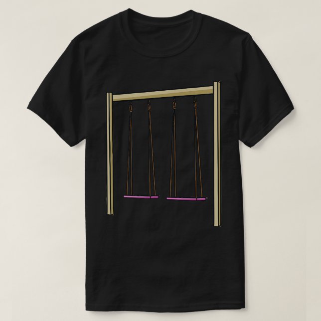 Swings Playground Park Swing T-Shirt (Design Front)