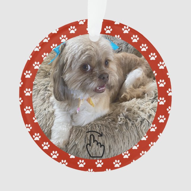 SWIPE RIGHT - See Back ... Ornament (Front)