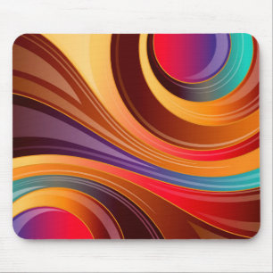 Swirl Abstract 2 Design - Mouse Pad