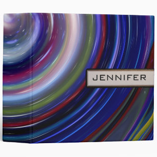 Swirl Abstract Art #4 Binder