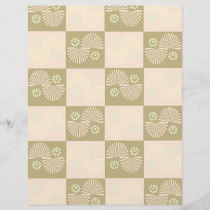 Swirl circle Scrapbook paper