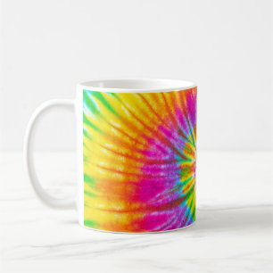swirl colorful tie dye pattern abstract background coffee mug