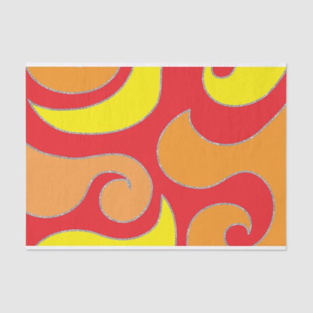 Swirl Design Tissue Paper (Front)