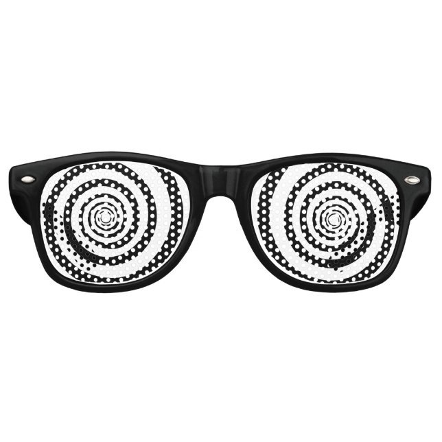 Swirl Eyes Party Sunglasses (Front)