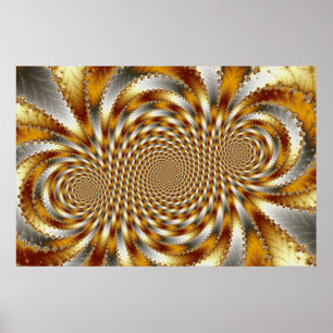 Swirl Fractal 1 - Fractal Poster