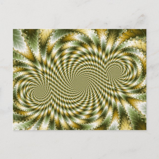 Swirl Fractal 3 - Fractal Postcard (Front)