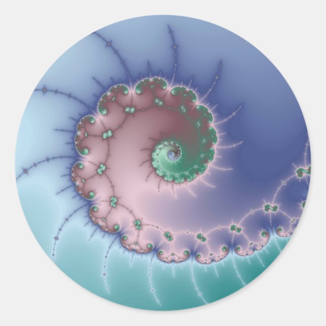 Swirl - Fractal Sticker (Front)