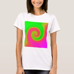 Swirl Green Pink T-Shirt