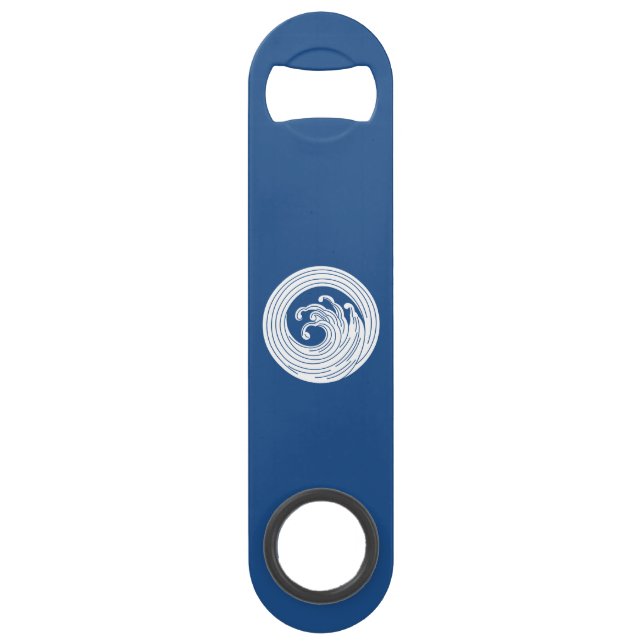 Swirl-like wave circle bar key (Front)
