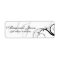 Swirl Monogram Return Address Label Black