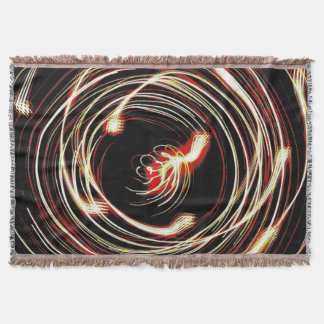 Swirl Motion Burst – Premium Woven Throw Blanket