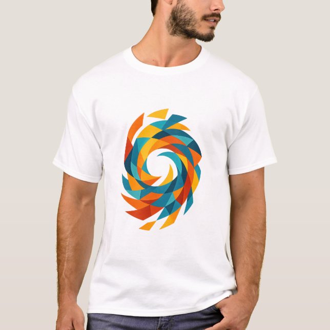 Swirl of Colours T-Shirt (Front)