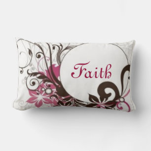 Swirl of Faith Desginer Reversible Lumbar Pillow