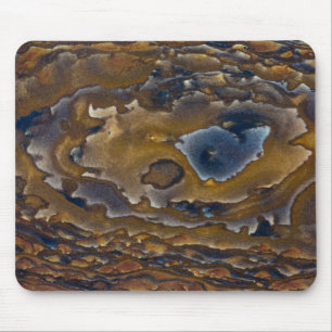 Swirl Pattern On Jasper Slab Mouse Pad