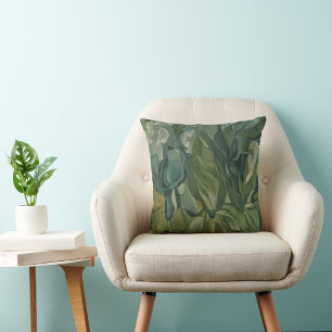 Swirl Peaks Throw Pillow