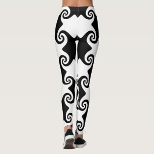 Swirl Shapes Celtic like customizable leggings